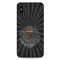 Apple iPhone XS Max Uyumlu Kılıf Motorsiklet (40) Fit Silikon Kılıf Harley