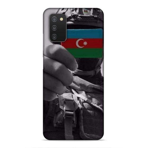 Samsung Galaxy A03s Uyumlu Kılıf Azarbaijan (40) Fit Silikon Kılıf Asker
