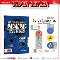 Acil 11.sınıf Matematik ve AKM Paragraf Soru Bankası Seti 2 Kitap