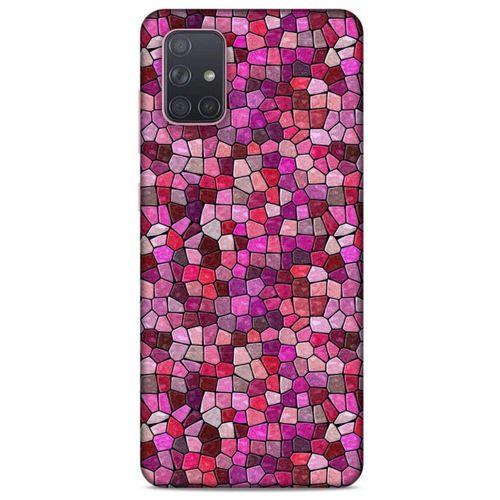 Samsung Galaxy A71 Uyumlu Kılıf Pembe Delisi (16) Kalın Kılıf Suluboya