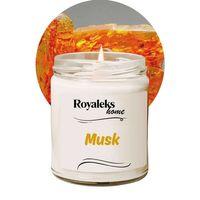 Doğal Özel Seri Kokulu Dekoratif Kavanoz Mum 210 cc - Musk Esansı - RYL
