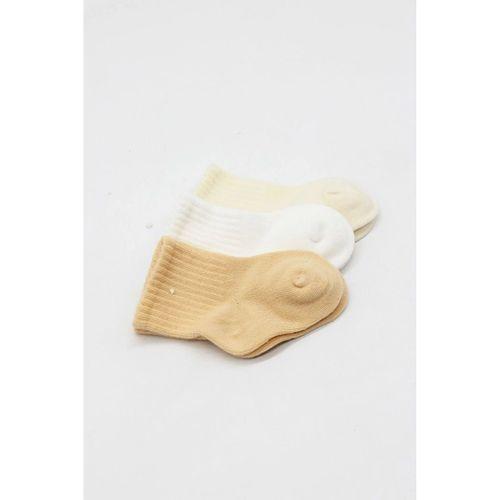 Little Love Girl 3'lü Penye Soket Çorap 10137 Somon