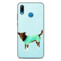Huawei P20 Lite Kılıf Köpek Kıyafetleri (48) Bumper Kılıf Fanila
