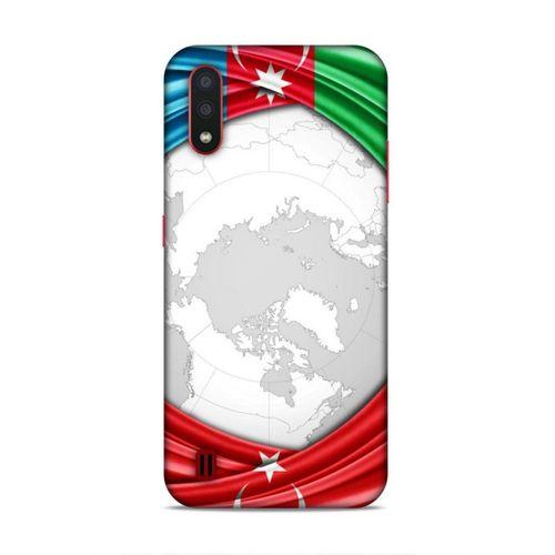 Samsung Galaxy A01 Uyumlu Kılıf Azarbaijan (17) Tasarım Kılıf Dünya Bayraklar