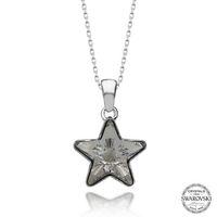 Swarovski Crystal Taşlı Yıldız Lucky Life 925 Ayar Gumuss  Lucky Life Lucky Life Kadın Kolye