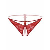 Büyük Beden Dantelli Kırmızı Fantezi Bato Külot