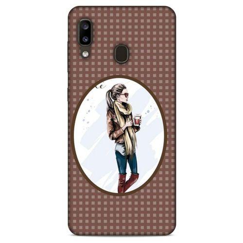 Sokak Modası 55 Samsung Galaxy A20 Kılıf Desenli Silikon