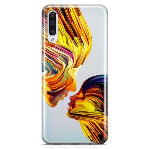 Samsung Galaxy A70 Kılıf Yüzyüze Arka Kapak Koruma Desenli Full Koruyucu