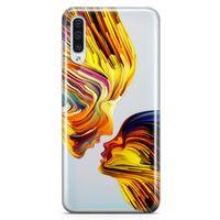 Samsung Galaxy A70 Kılıf Yüzyüze Arka Kapak Koruma Desenli Full Koruyucu