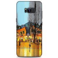 Samsung Galaxy S8 Plus Kılıf Dünya Mimarisi (33) Hybrid Kılıf Krzywy Domek Polonya