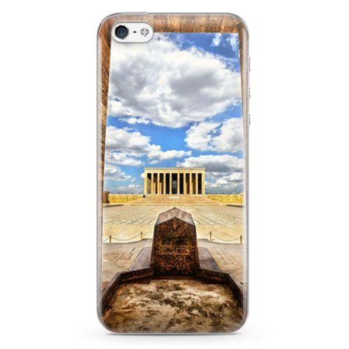 Apple iPhone 5 Kılıf Anıtkabir Perspektif Arka Kapak Koruma Desenli Full Koruyucu