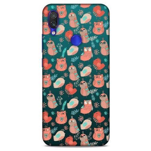Baykuşlar (21) Desenli Silikon Kapak Telefon Kabı Xiaomi Redmi Note 7 Kılıf