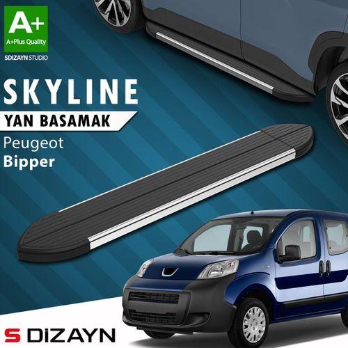 S-Dizayn Peugeot Bipper Skyline Krom Yan Basamak 173 Cm 2007-2017 A+ Kalite