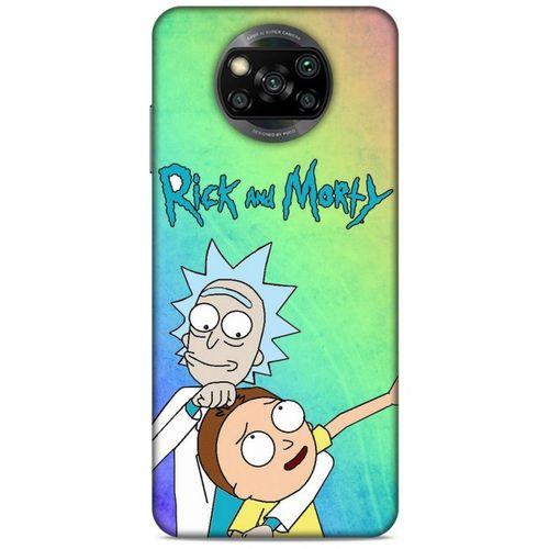 Xiaomi Redmi Poco X3 Uyumlu Kılıf Rick And Morty (1) Kılıfı Rick Sanchez