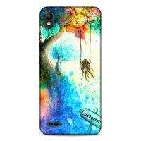 Lopard LG K20 2019 Uyumlu Kılıf Manipülasyon ☻ (47) Crystal Flex Kılıf Baskılı