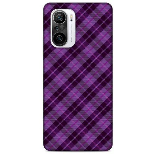 Xiaomi Mi 11 Uyumlu Kılıf Mor Delisi (27) Tasarımlı Kılıf Ekoseli