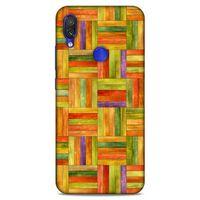 Lopard Xiaomi Redmi Note 7 Uyumlu Kılıf Wood'X (50) Shockproof Kılıf Desenli