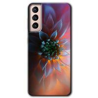 Galaxy S21 Plus Kılıf HD Desen Baskılı Arka Kapak - Çiçek Motif