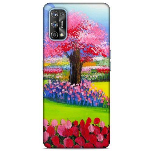 Oppo Realme 7 Pro Kılıf Japonya (40) Fit Silikon Kılıf Japonya Ağaçları