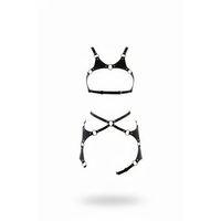 Siyah Harness Takım Deri O-halkalı Ayarlanabilir - Brf1253