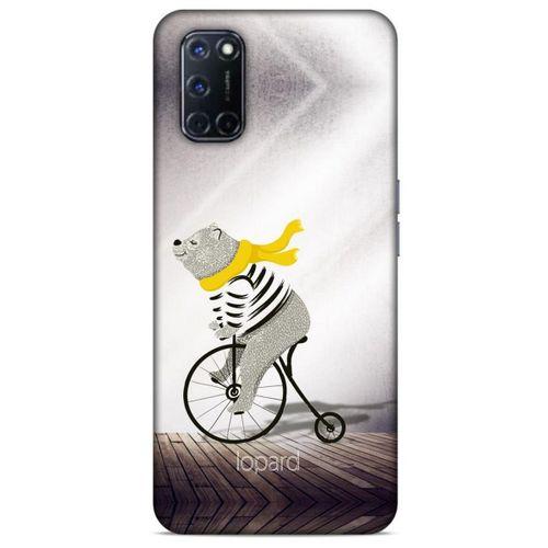 Oppo A92 Kılıf FunnyMaX (11) Tam Koruma Kahve Ayı