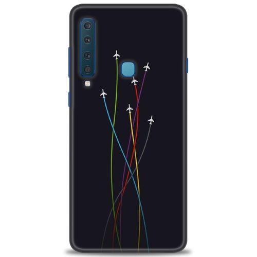 Samsung Galaxy A9 2018 Kılıf HD Baskılı Kılıf - Uçaklar + Tam Ekran Koruyucu
