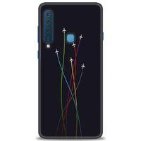 Samsung Galaxy A9 2018 Kılıf HD Baskılı Kılıf - Uçaklar + Tam Ekran Koruyucu