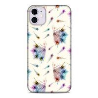 Apple Iphone 11 Kılıf Desenli Özel Seri Tüyler (35) Fit Design Kılıf