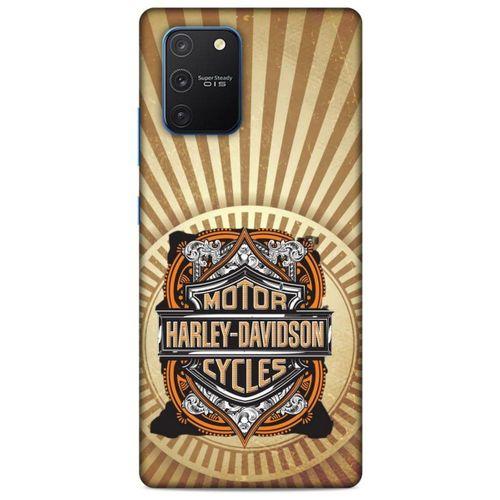 Samsung Galaxy S10 Lite Uyumlu Kılıf Motorsiklet (5) Koruma Kabı Harley Davidson