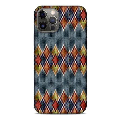 Kazak (38) Desenli Silikon Kapak Apple iPhone 12 Pro Kılıf