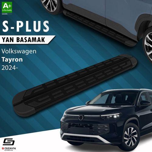 S-Dizayn Volkswagen Tayron 2 S-Plus Siyah Yan Basamak 193 Cm 2024 Üzeri A+ Kalite
