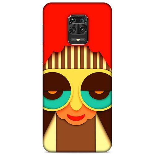 Lopard Xiaomi Redmi Note 9 Pro Uyumlu Kılıf Soyut Sanat (5) Baskılı Koruma Kabı