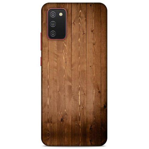 Lopard Samsung Galaxy A02S Uyumlu Kılıf Wood'X (7) Telefon Kılıfı Baskılı