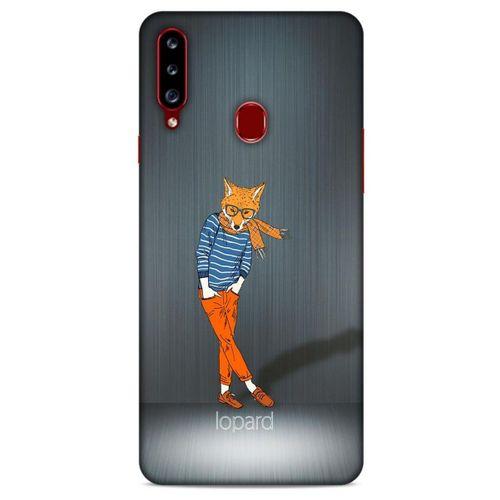 Samsung Galaxy A20s Kılıf FunnyMaX (48) Bumper Kılıf Turuncu Tilki