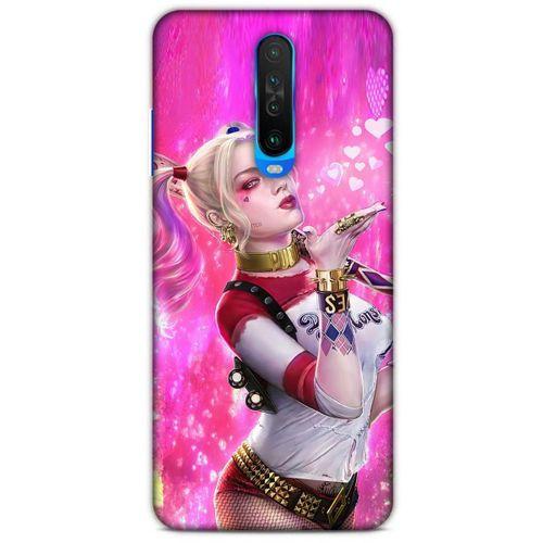 Xiaomi Poco X2 Uyumlu Kılıf Harley Quinn (4) Koruma Kılıfı Fuşya