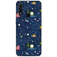 Oppo A31 Uyumlu Kılıf Mavi Delisi (25) Antişok Kapak Space