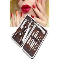 Tırnak Bakım Seti Tırnak Düzeltme Batık 12 Parça Çanta Tipi Manikür Pedikür