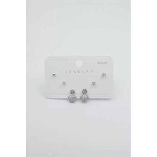 Çoklu Set Küpe - Gümüş