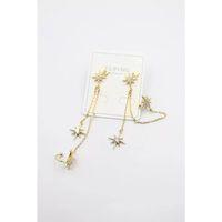 Kuzey Yıldızı Kıkırdaklı Küpe - Altın