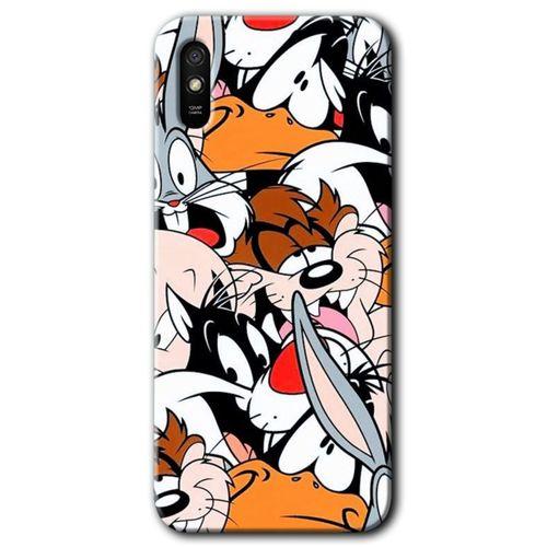 Redmi 9A Kılıf HD Desen Baskılı Arka Kapak - Karakterler + Kırılmaz Cam