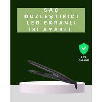 2025 Isı Ayarlı Titanyum Kaplama Seramik Plakalı Saç Düzleştirici Dijital Ekranlı A Kalite