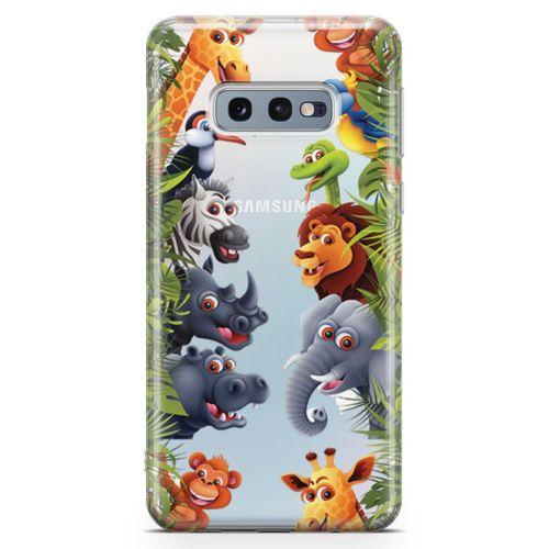 Samsung Galaxy S10e Kılıf Hayvanat Bahçesi 2 Arka Kapak Koruma Desenli Full Koruyucu