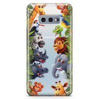 Samsung Galaxy S10e Kılıf Hayvanat Bahçesi 2 Arka Kapak Koruma Desenli Full Koruyucu