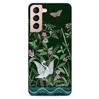 Samsung Galaxy S21 Uyumlu Kılıf Yeşil Delisi (32) Soft Silikon Kılıf Ördek yeşili