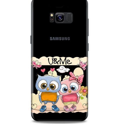 Zoologix (68) Samsung Galaxy Note 8 Şeffaf Kılıf Silikon Desenli