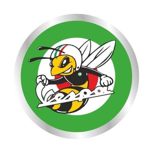 VESPA Vespa Wespa Uyumlu Yuvarlak Logo Damla Stıcker