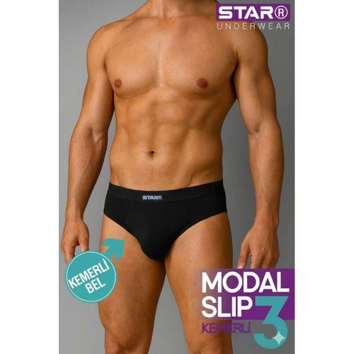 Star 109 Erkek  3'lü Modal Slip