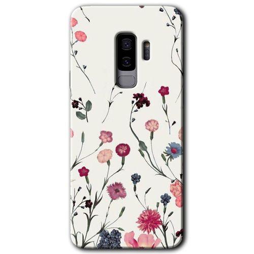 Potkal Hediye Fabrikası Samsung Galaxy S9 Plus Kılıf HD Desen Baskılı Arka Kapak - Mat Çiçek