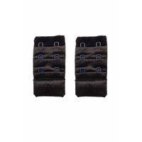 2 Adet Agraf Sütyen Uzatma Kopçası 3 Sıra / 2 Kanca Siyah