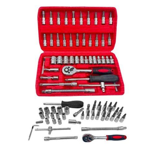 Cr-v Max 1 4 Cırcırlı 46 Parça Lokma Anahtar Takımı Bits Uç Seti Tam Set Germany